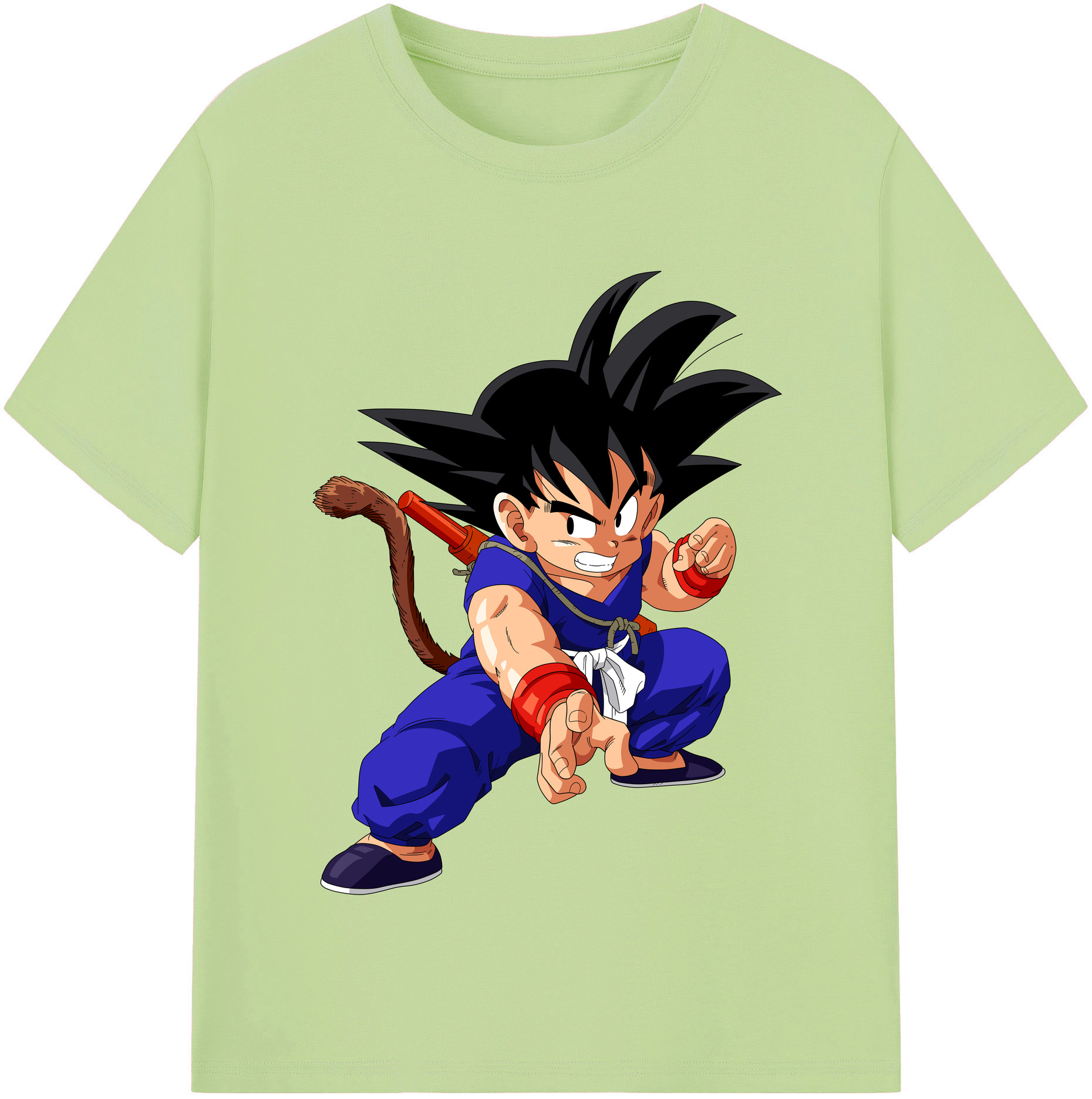 （画像用） ドラゴンボール 孫悟空（そん ごくう）Son Goku カカロット DRAGON BALL Kakarotto 綿100％半袖Tシャツ（フロントプリント）